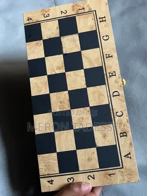 3in1 Wooden [Chess+Checkers +Backgammon ] [ ቼዝ +ዳማ+ባክጋመን ]30cm X 30cm