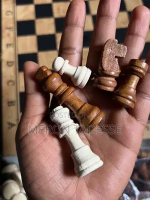 3in1 Wooden [Chess+Checkers +Backgammon ] [ ቼዝ +ዳማ+ባክጋመን ]30cm X 30cm