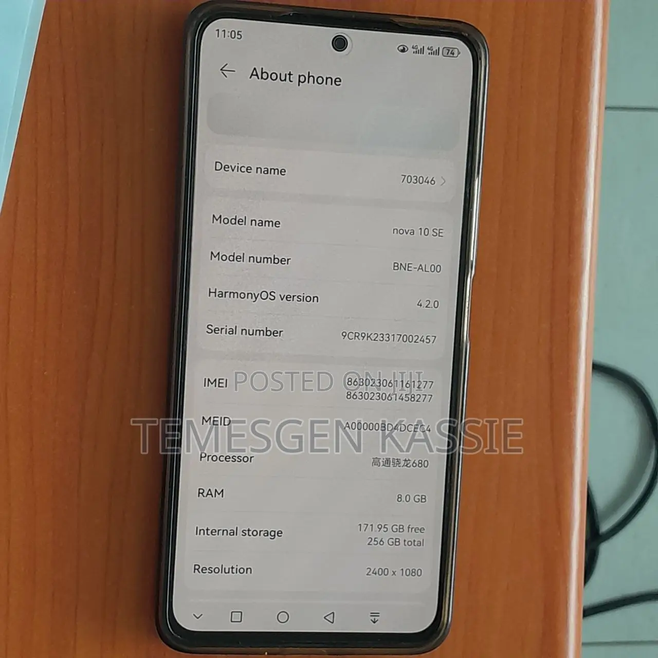 New Huawei nova 10 256 GB Black