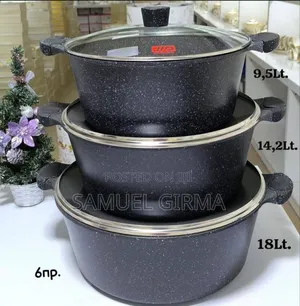 Photo -  JioMarble Coated Granite Casserole Cookware Set