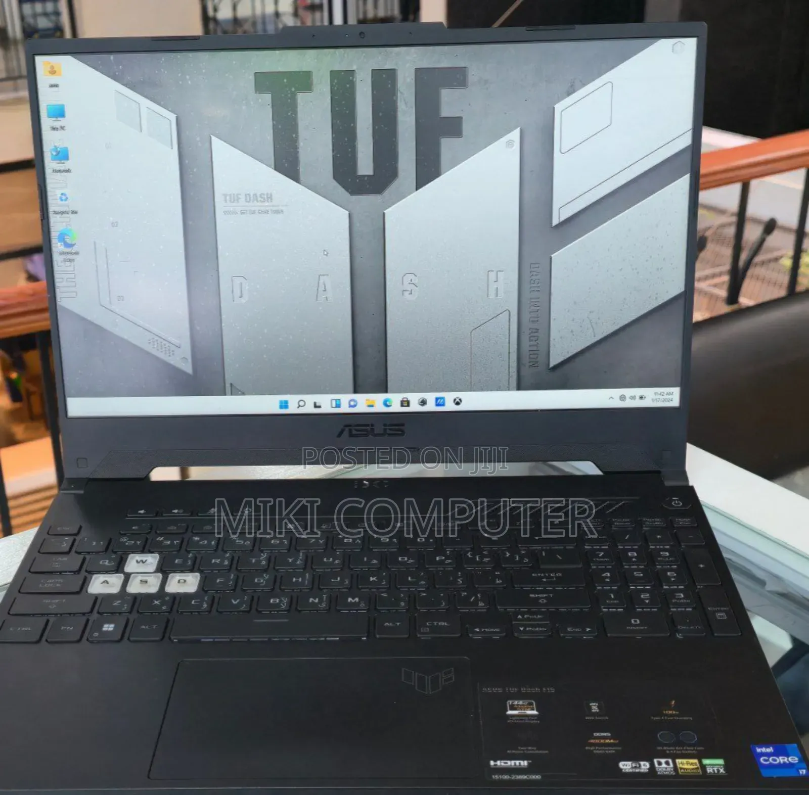 New Laptop Asus TUF Gaming A15 16GB Intel Core I7 SSD 512GB