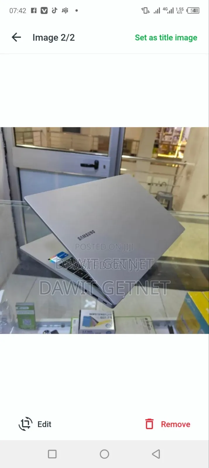 New Laptop Samsung Galaxy Book 2 8GB Intel Core i5 SSD 500GB