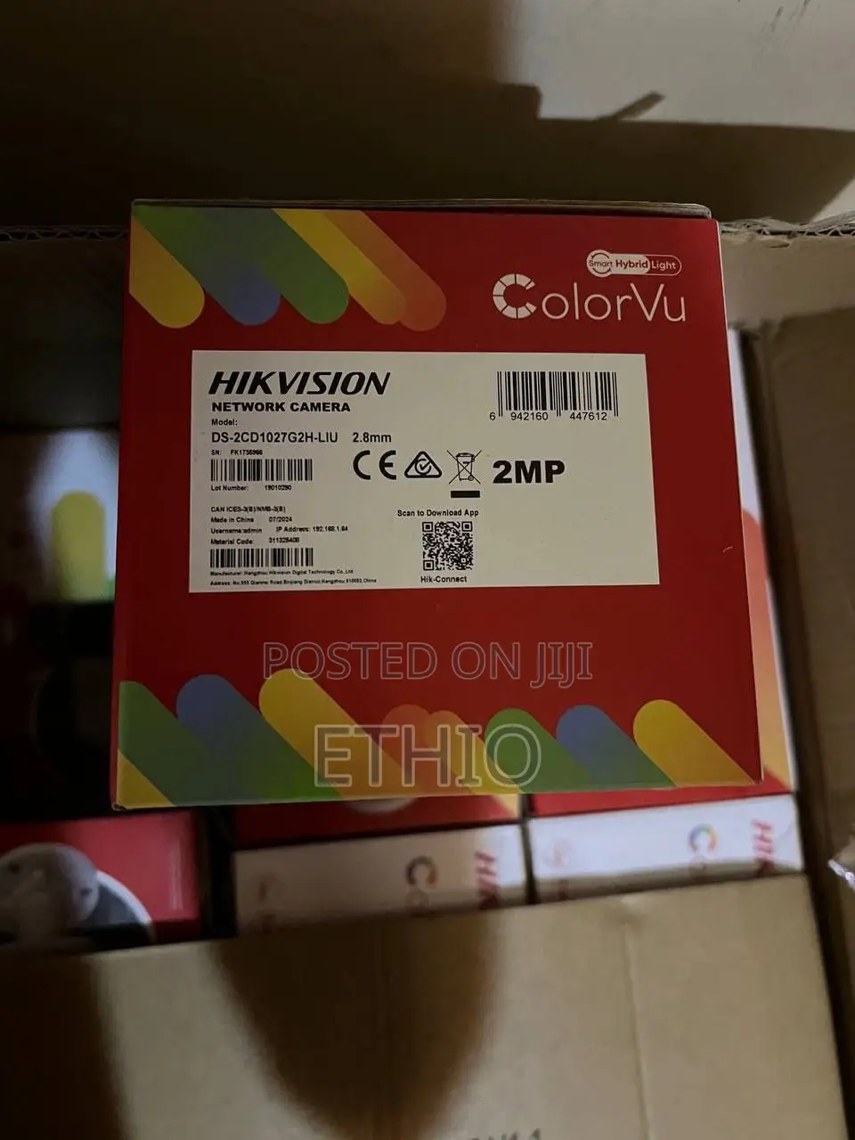 Hikvision 2mp Colorvu Ip Camera