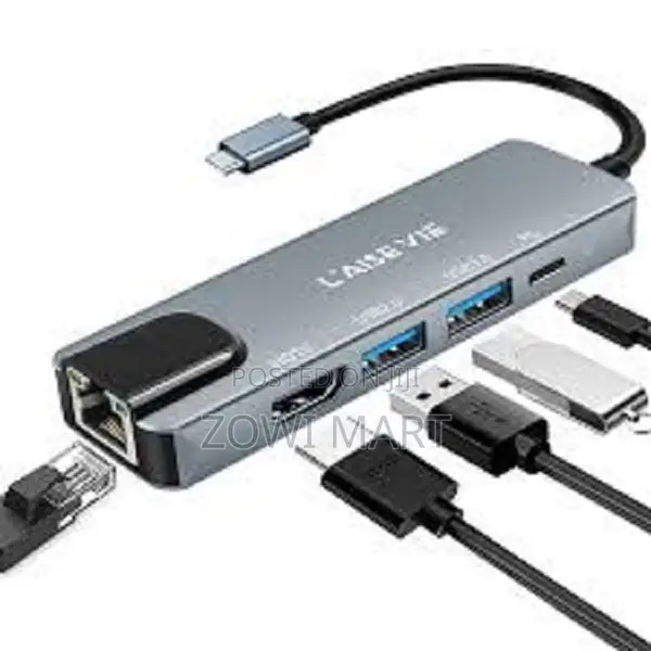 Type-C to Hdmi 6-in-1 Adapter Hub