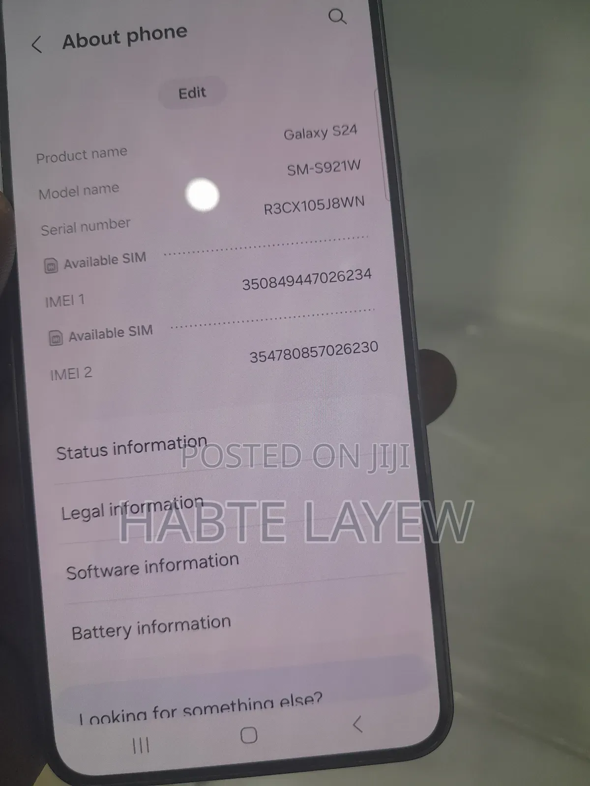 New Samsung Galaxy S24 Ultra 256 GB