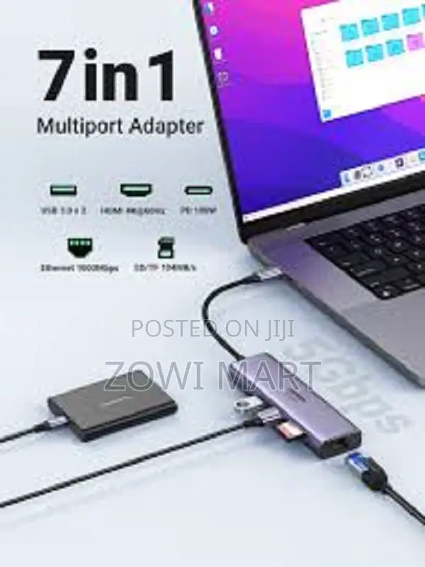 Type-C to Hdmi 7-in-1 Multi-Function Hub