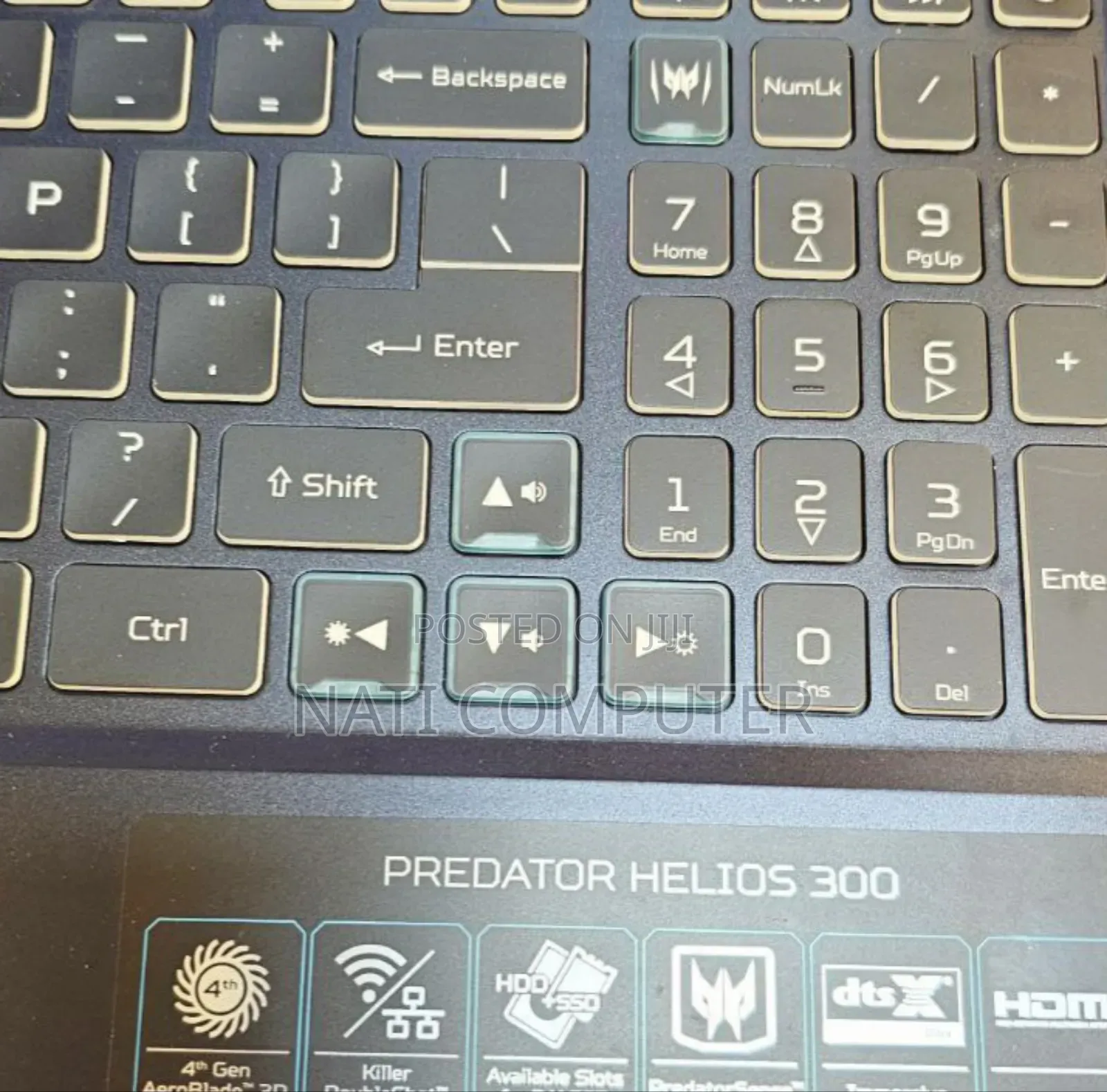 New Laptop Acer Predator Helios 300 16GB Intel Core I7 SSD 1T