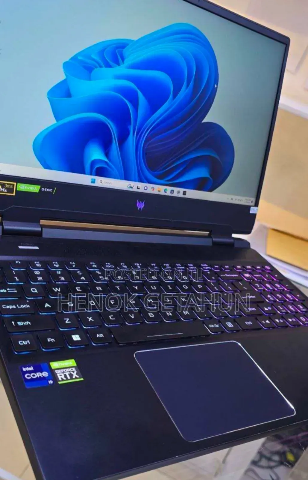 New Laptop Acer Predator Helios Neo 16 16GB Intel Core I9 SSD 1T