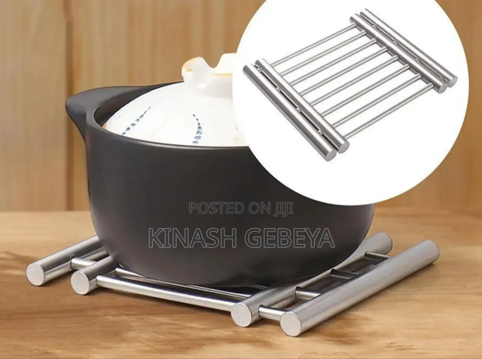 Stainless Steel Adjustable Holder of Pot