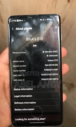 Samsung Galaxy S10 128 GB Black