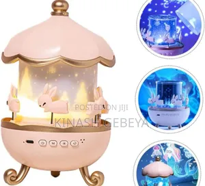 High Quality Rechargeable Rotating Projector Lamp