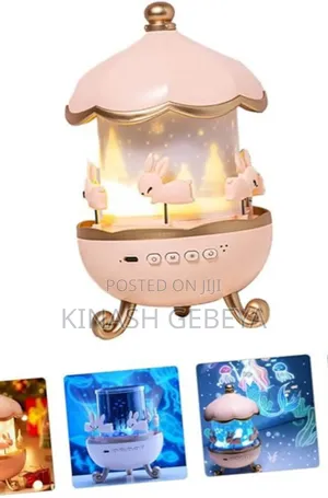 High Quality Rechargeable Rotating Projector Lamp