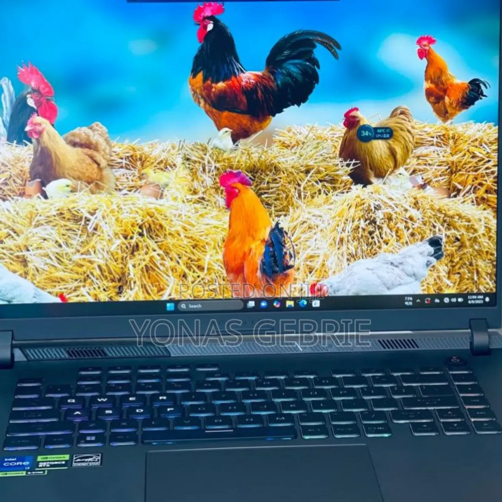 New Laptop Asus ROG Strix G16 G614 16GB Intel Core I7 SSD 1T