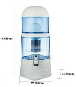 የውሀ ማጣሪያ በ 16 ሊትር የቀረበ