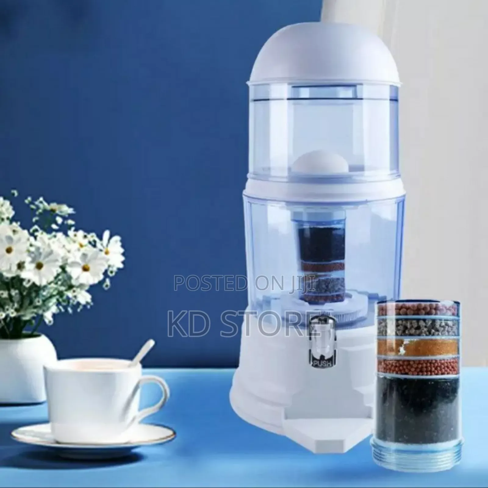 የውሀ ማጣሪያ በ 16 ሊትር የቀረበ