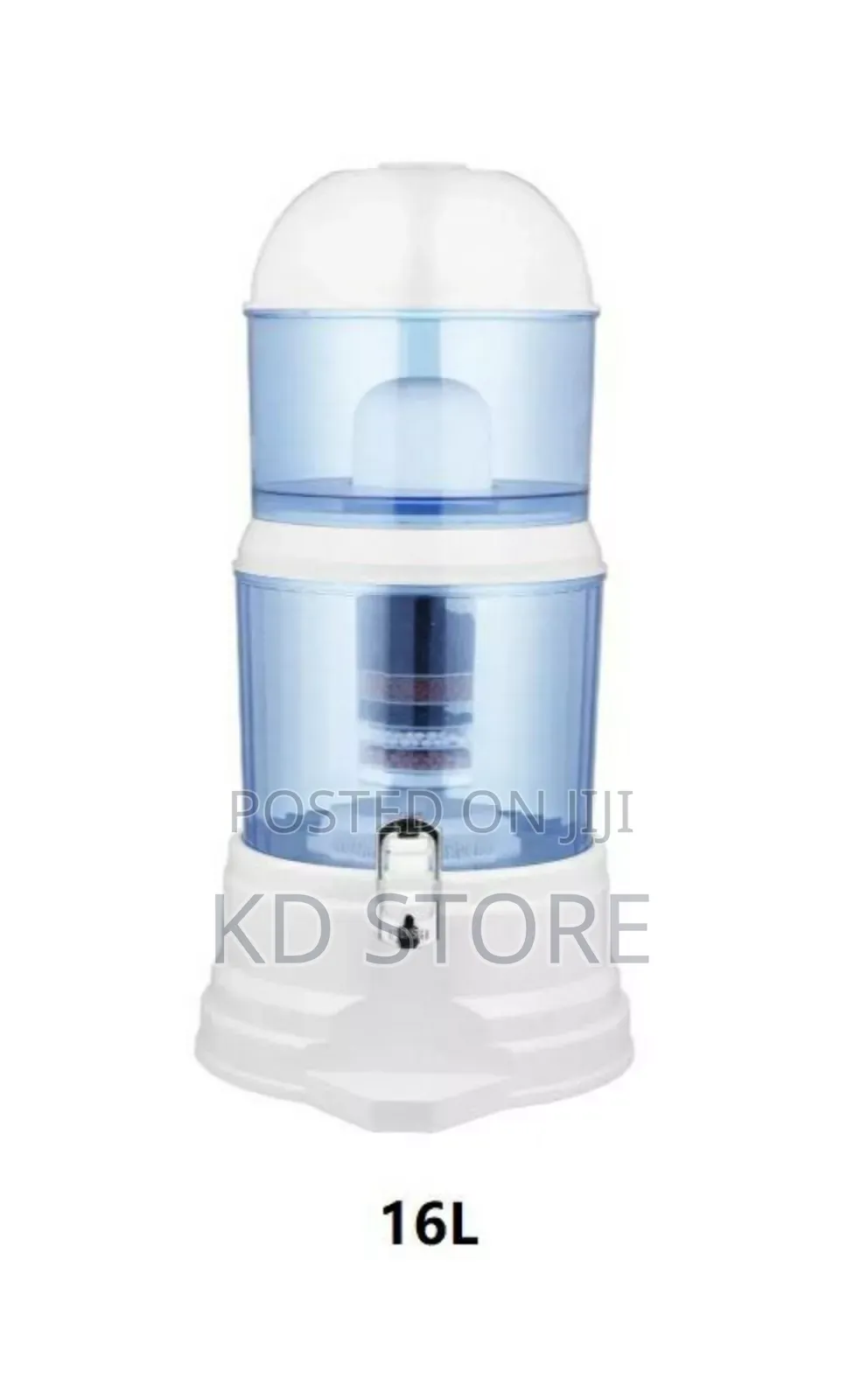 የውሀ ማጣሪያ በ 16 ሊትር የቀረበ