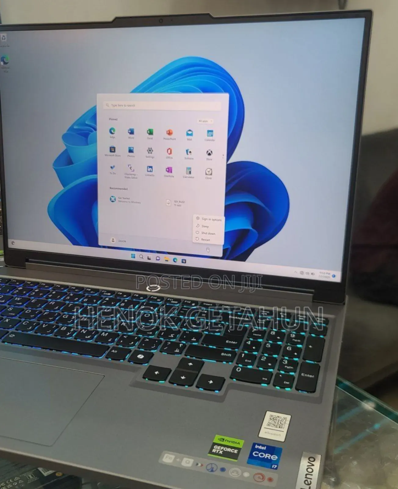 New Laptop Lenovo Legion 5 16GB Intel Core I7 SSD 1T