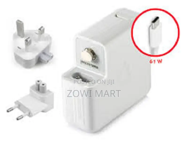 Macbook Pro Charger 61w Usb-C Power Adapter