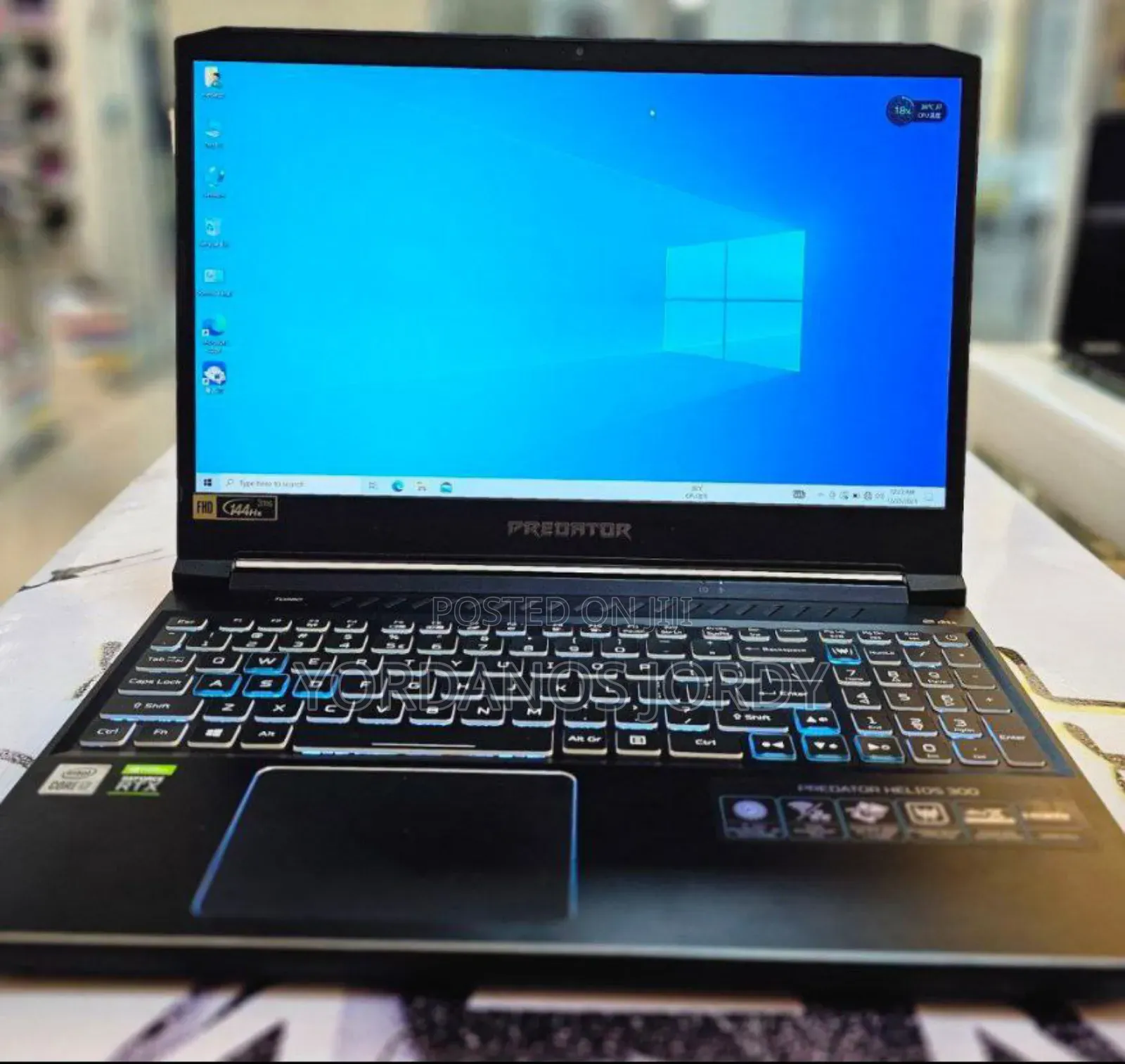 New Laptop Acer Predator Helios 300 16GB Intel Core I7 SSD 1T