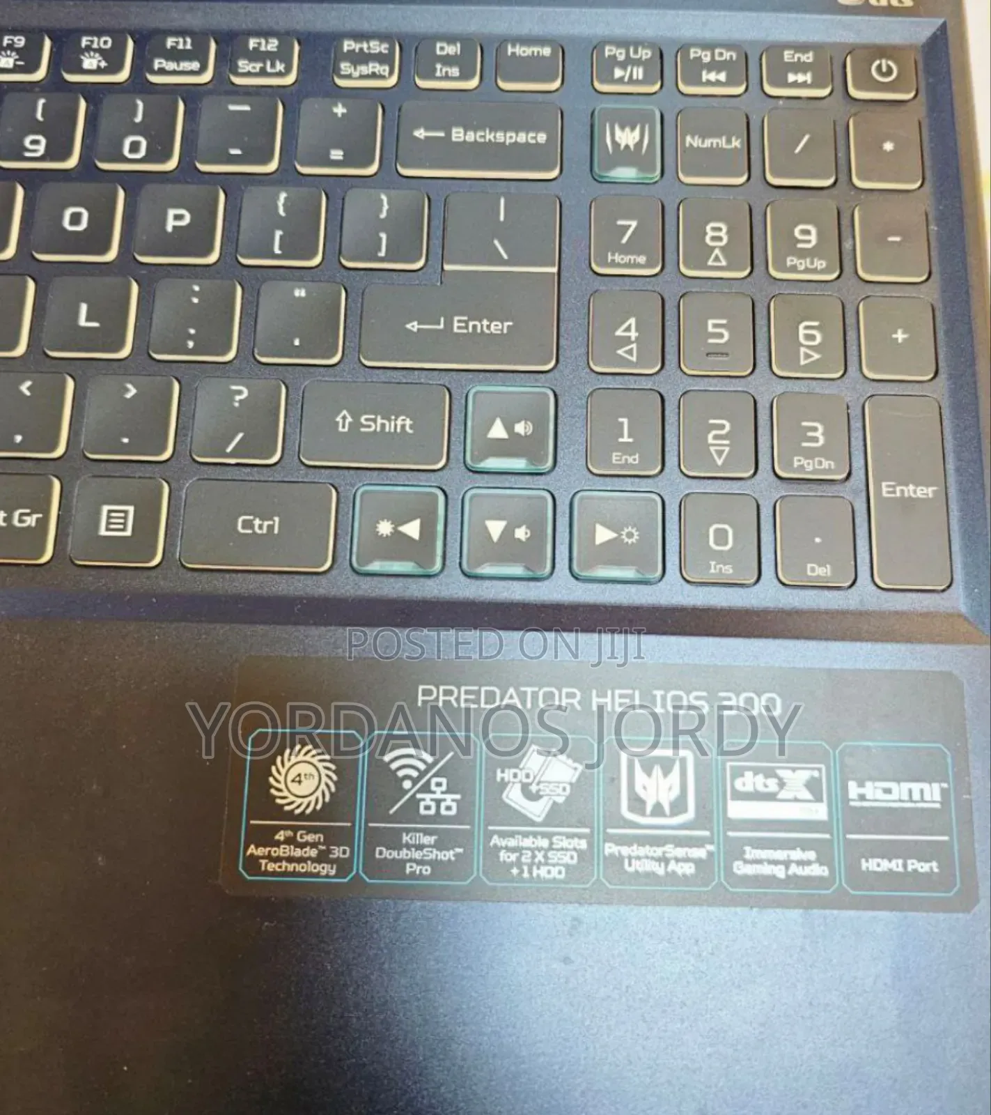 New Laptop Acer Predator Helios 300 16GB Intel Core I7 SSD 1T