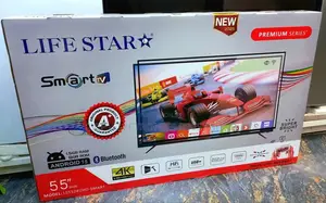 Lifestar Tv 55 Inch Tv Smart Android 15.0 Ultra Hd New 2025