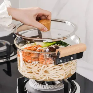 Photo - 3.5 ሊትር ምግብ የሚያበስል Heat Resistant Glass Pot