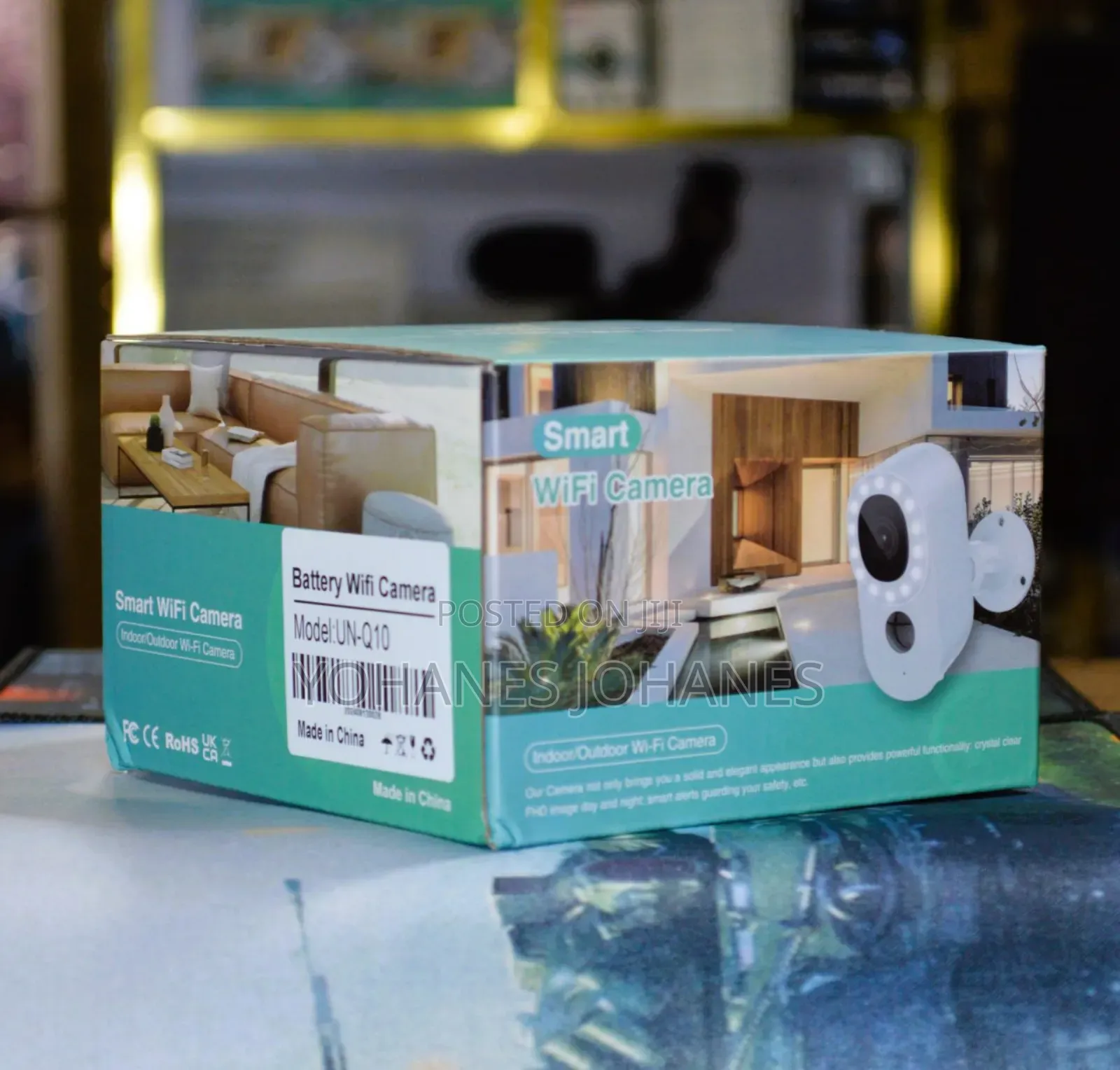 Cctv Camera በ ባትሪ የሚሰራ በፉል ቻርጅ 10ቀን የሚቋይ ውሀ ማያበላሸዎ