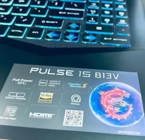 New Laptop MSI Pulse GL66 16GB Intel Core I7 SSD 1T