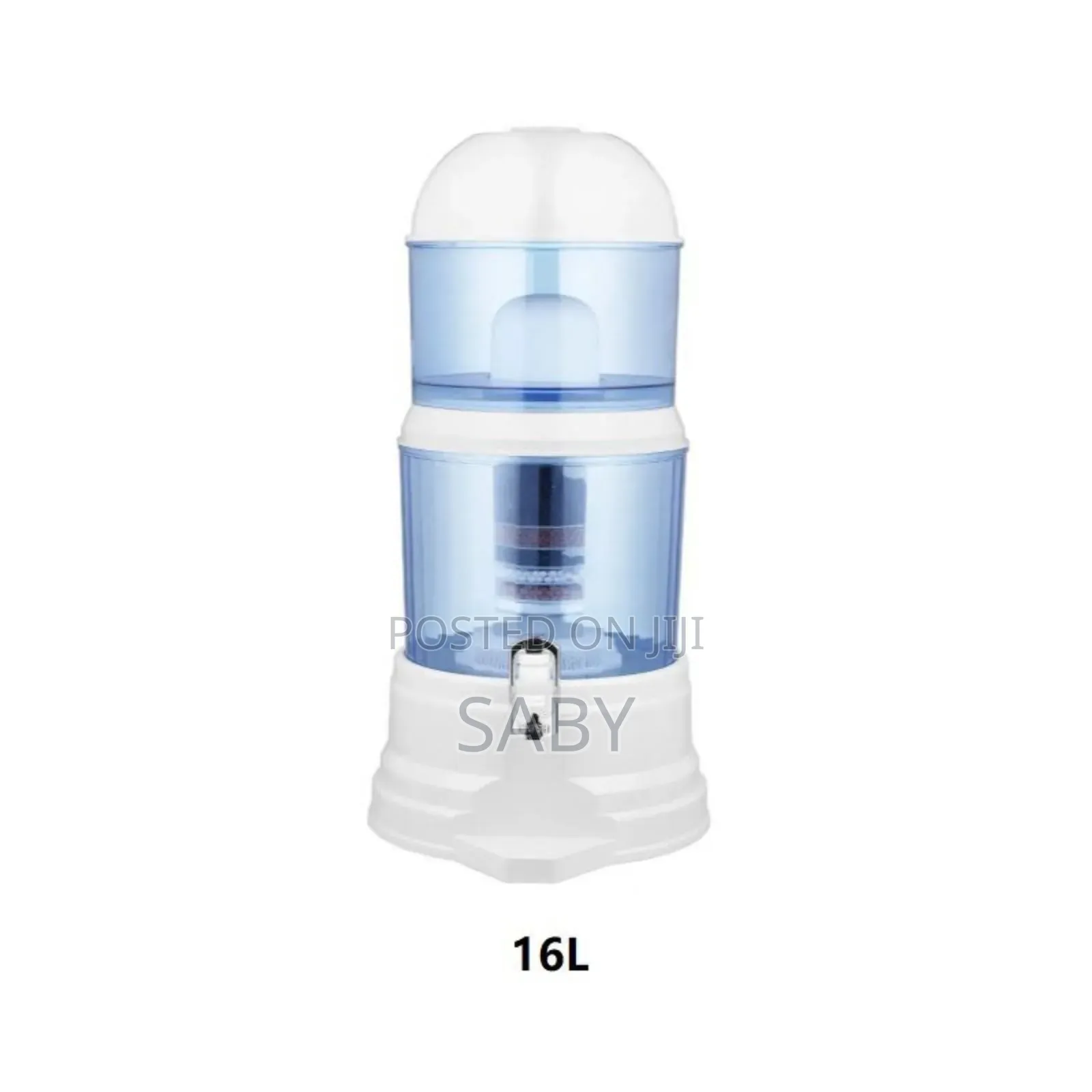 የውሀ ማጣሪያ በ 16 ሊትር የቀረበ