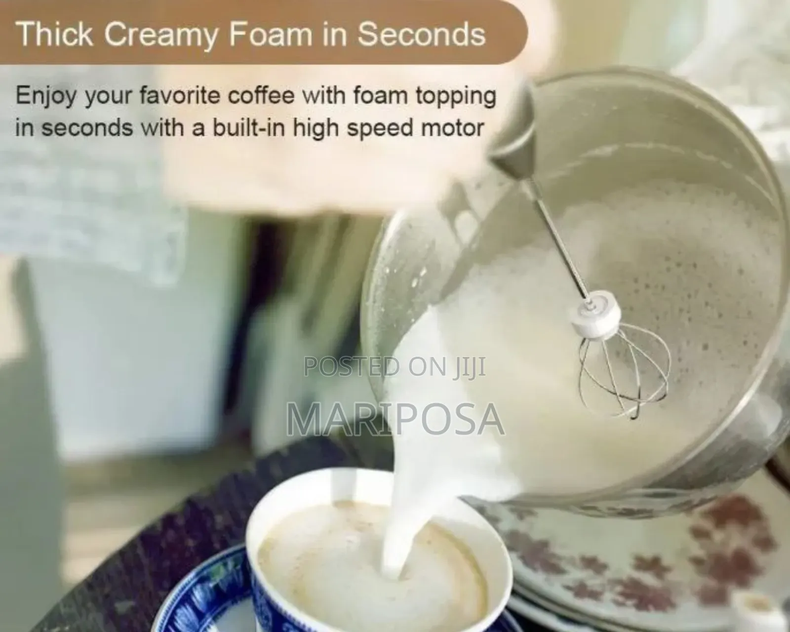 Handheld Electric Milk Frother