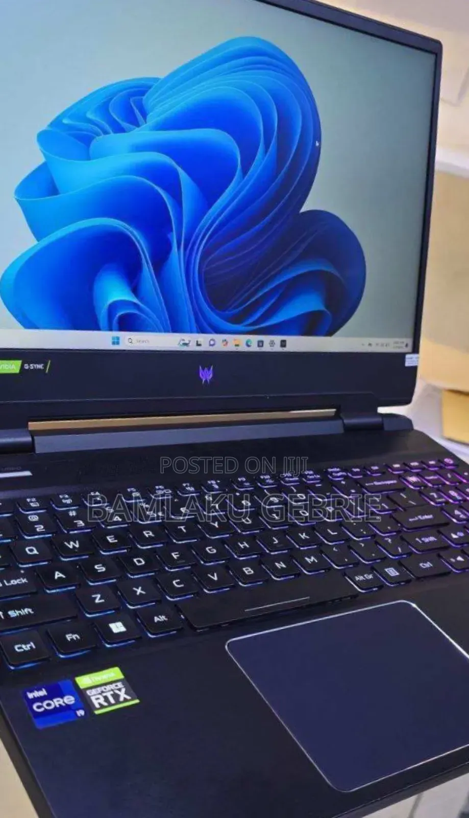 New Laptop Acer Predator 15 16GB Intel Core I9 SSD 1T