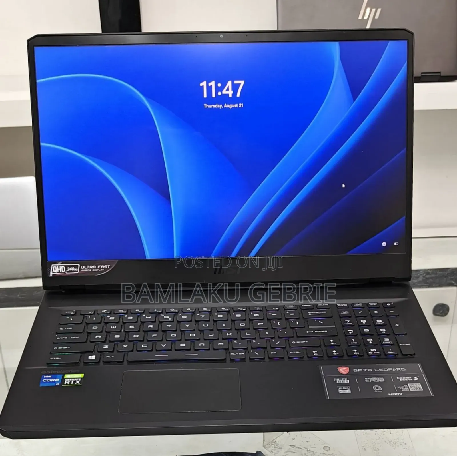 New Laptop MSI GP73 Leopard 8RE 16GB Intel Core I7 SSD 1T