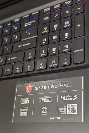 New Laptop MSI GP73 Leopard 8RE 16GB Intel Core I7 SSD 1T