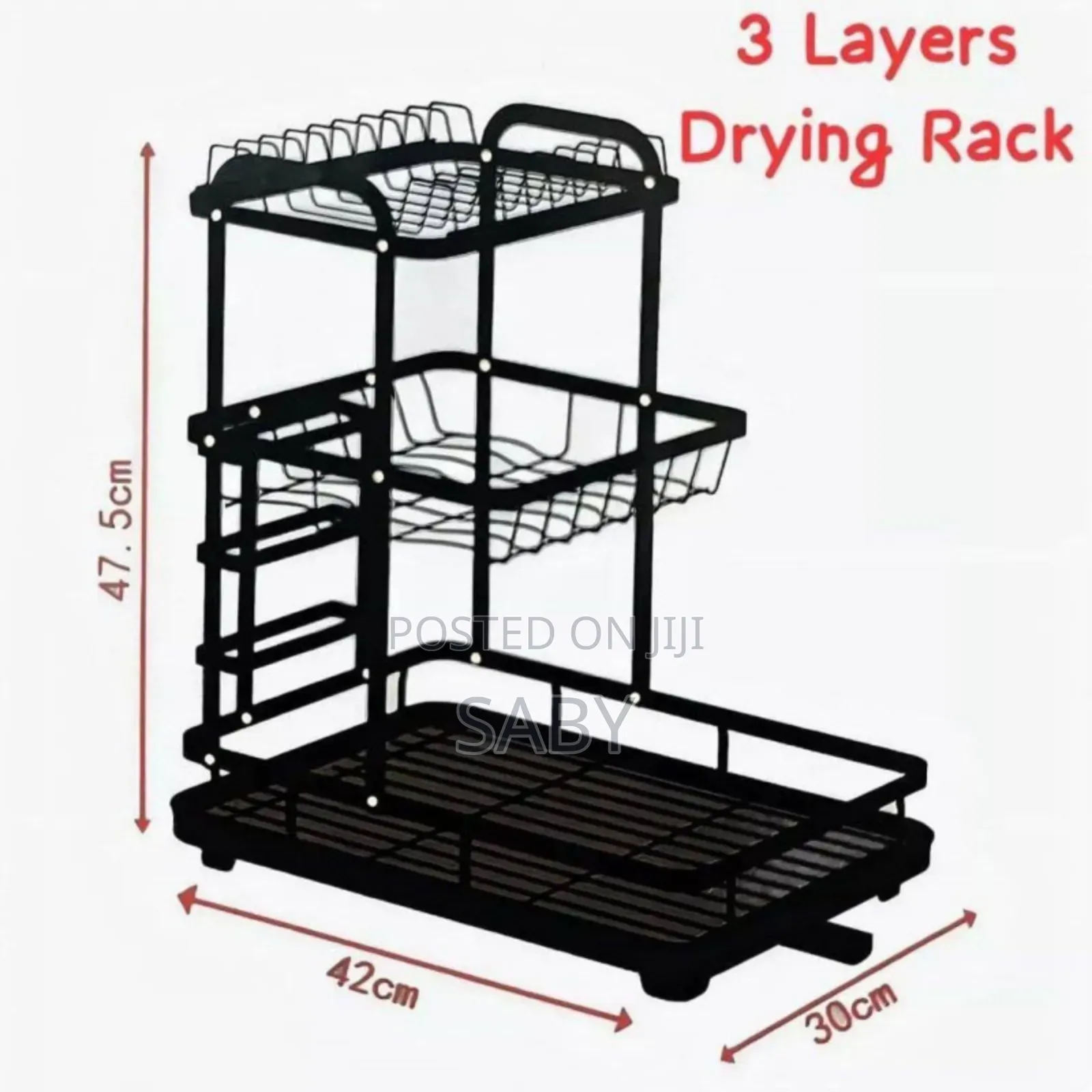  
3 Layer Dish Drying Rack