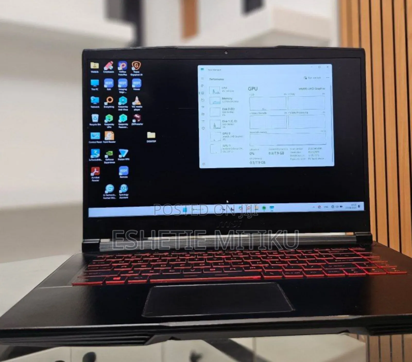 New Laptop MSI 16GB Intel Core I7 SSD 1T