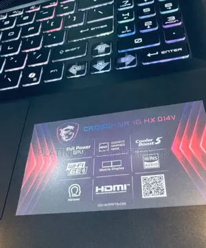 New Laptop MSI Crosshair 17 B12U 16GB Intel Core I7 SSD 1T