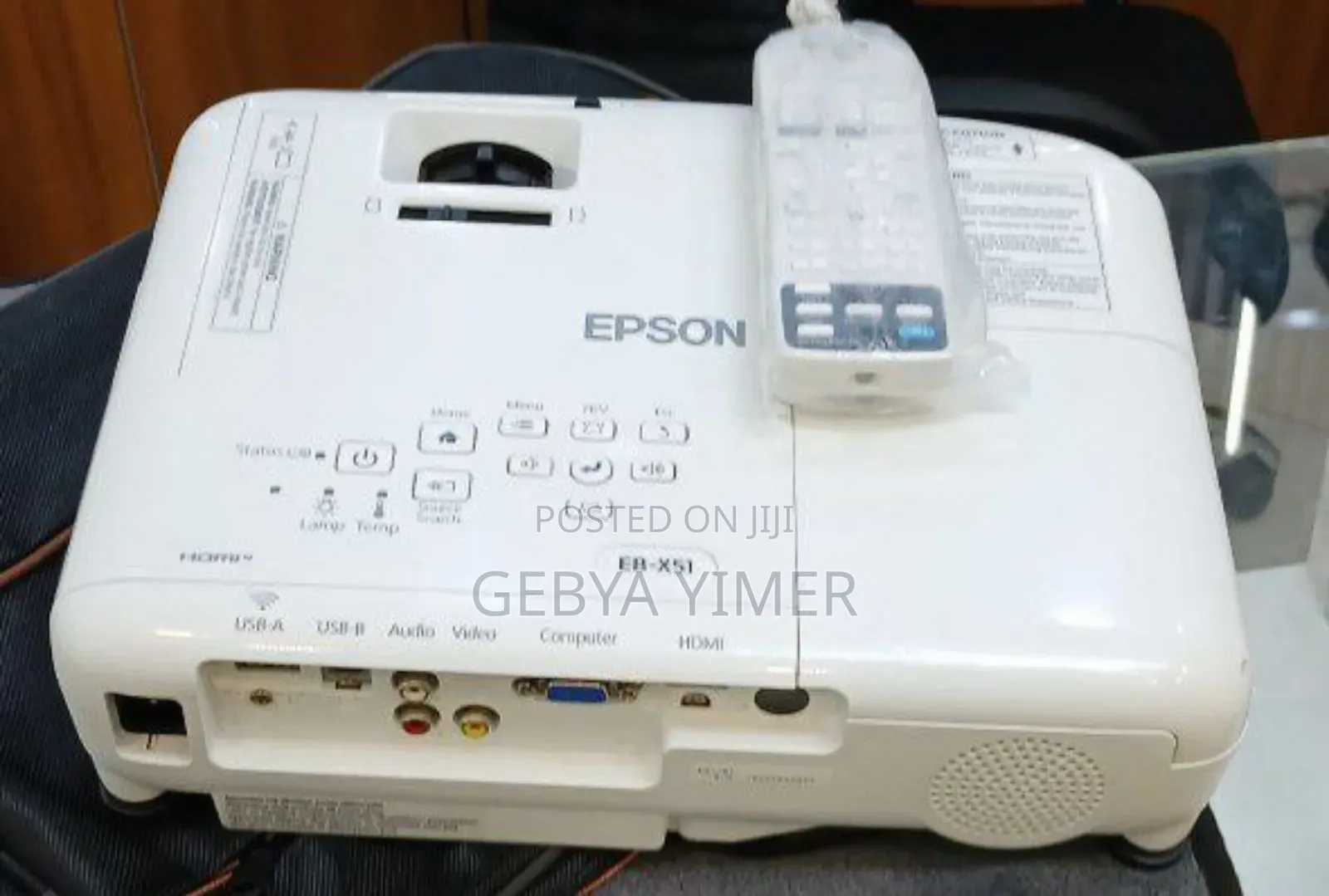 Epson Projector Model: Eb-X51 Has: Bag Remote Model Name: Eb-X51