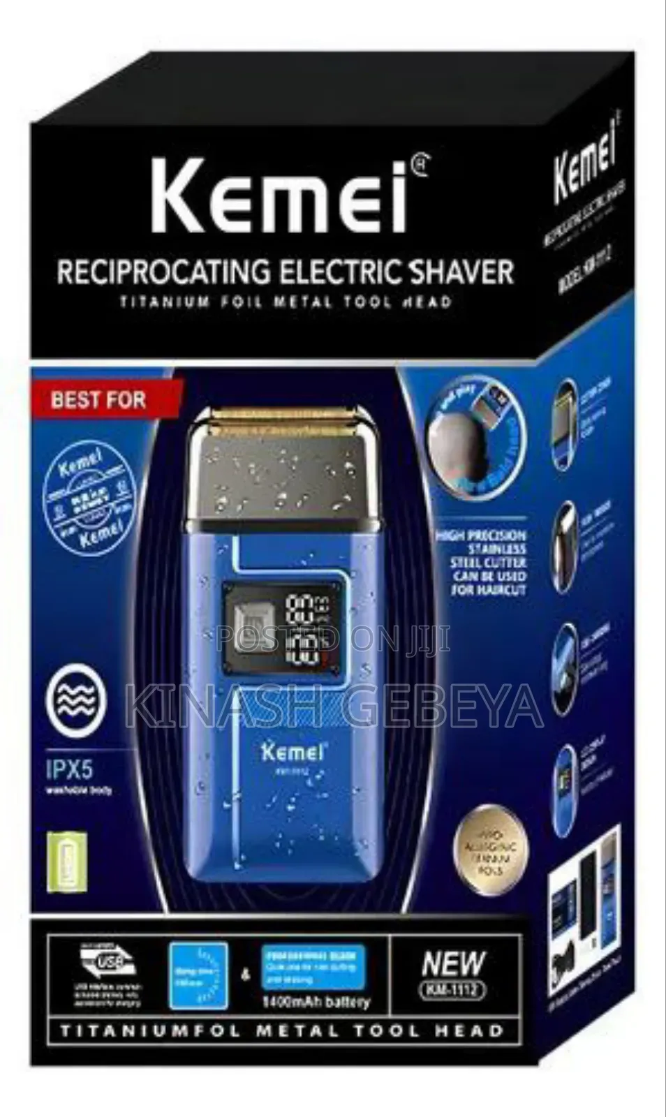 Kemie Professional Electric Shaver
