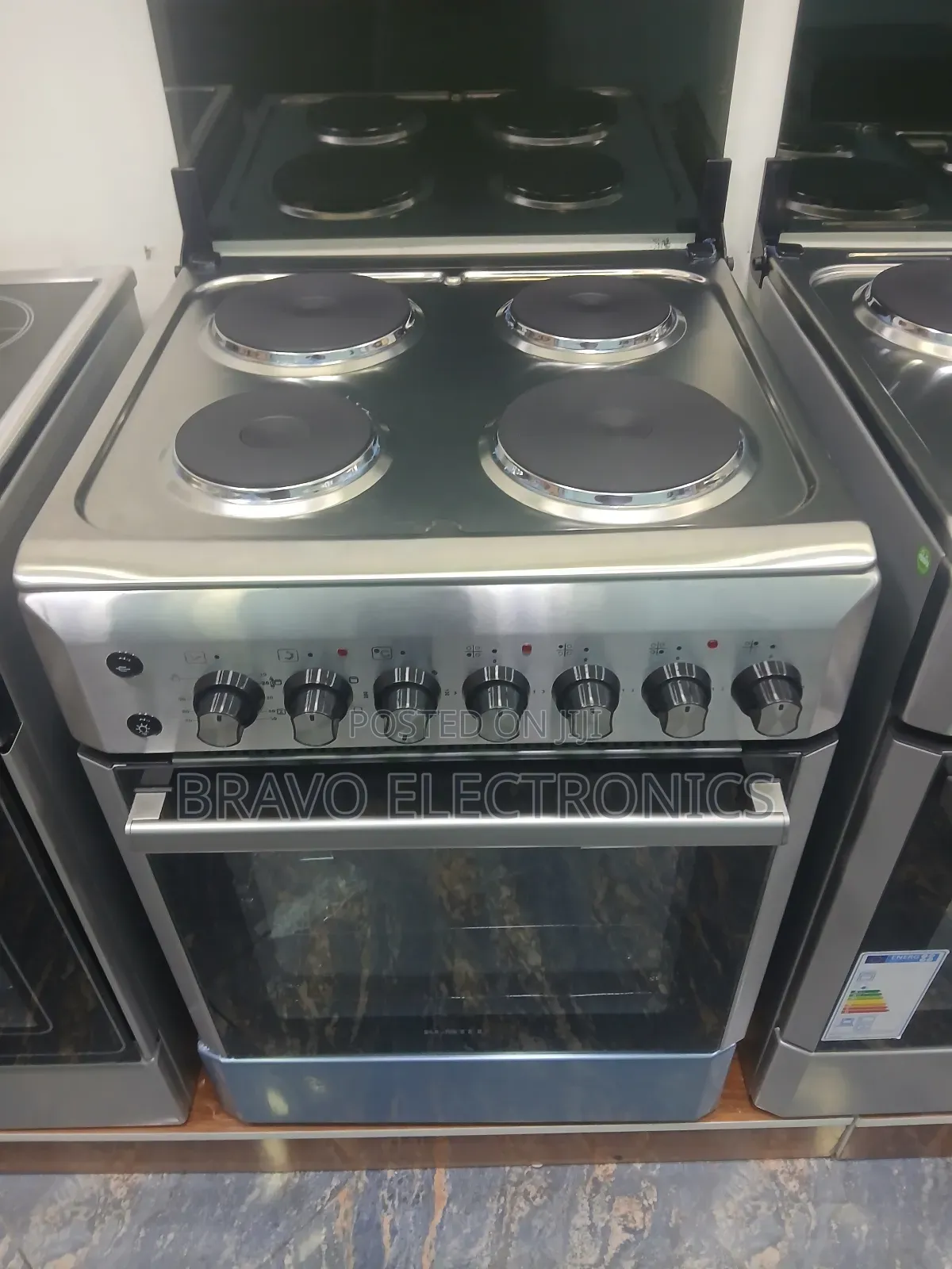 Kumtel 60×60 Stainless Steel Oven – With Fan Timer 4 Electric