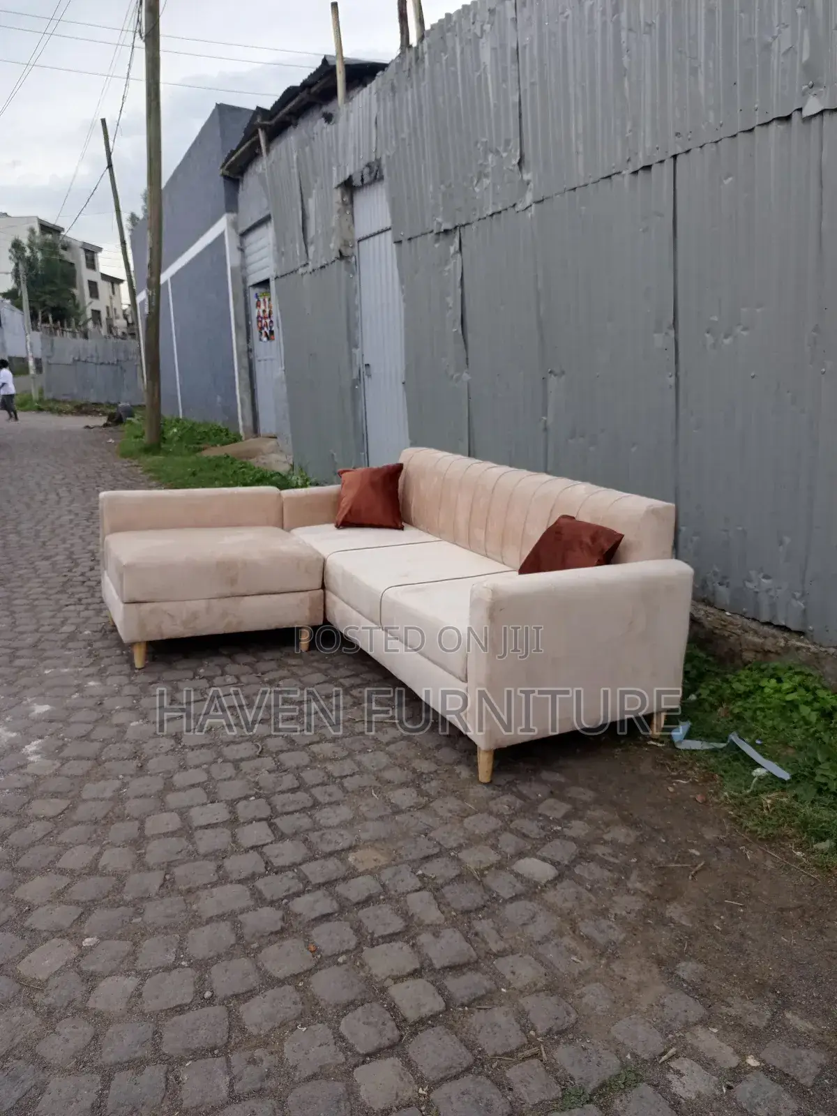 Dark Cream Sofa