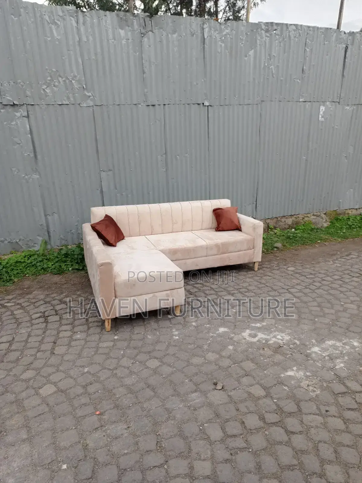 Dark Cream Sofa