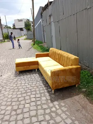Light Orange Sofa