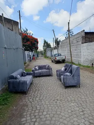 Photo - Grey Full Set Sofa