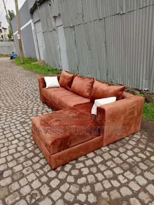 Photo - Coffee Color Sectional Sofa