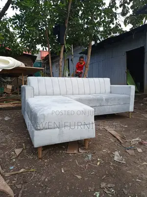 White Sliver Color Sofa