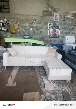 Broken Cream Comfortable Sofa