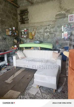 Broken Cream Comfortable Sofa