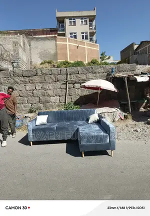 Photo - Light Blue Sofa 1