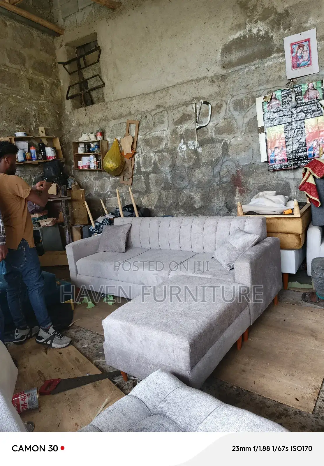 Dark Grey Code 13 Sofa