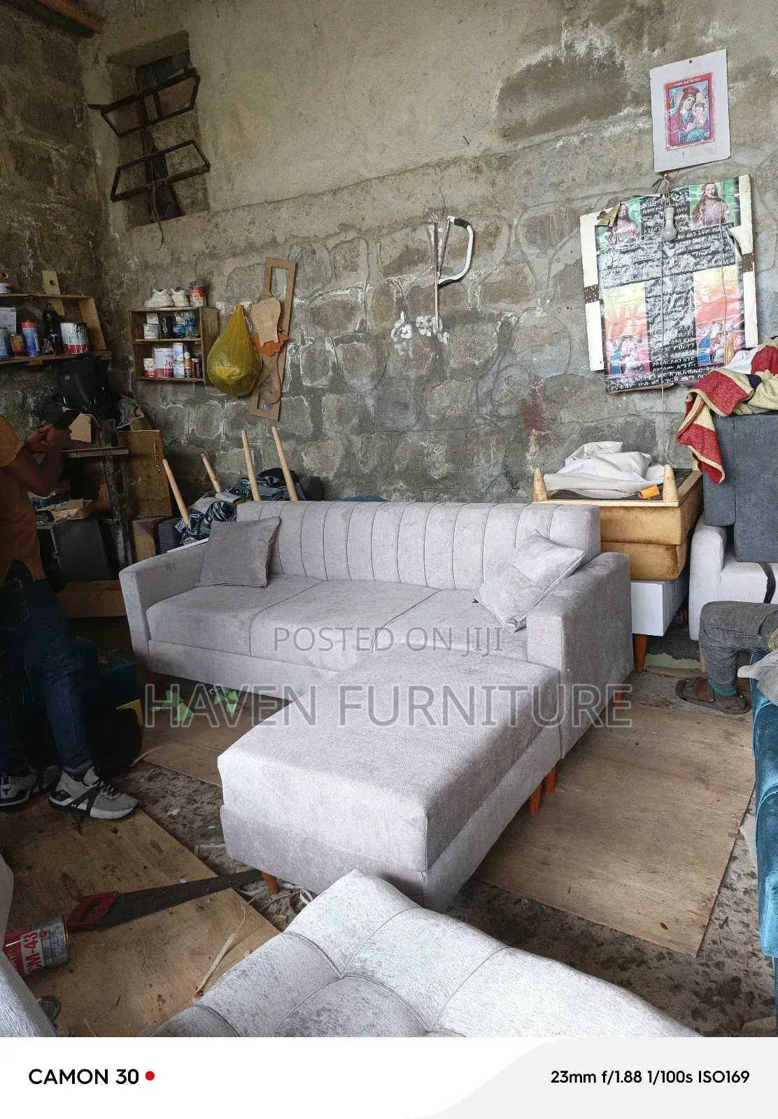 Dark Grey Code 13 Sofa